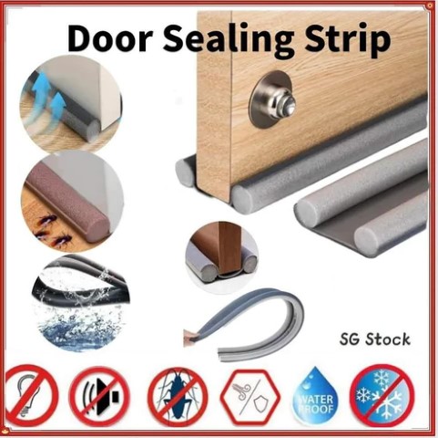 Door bottom sealing strip